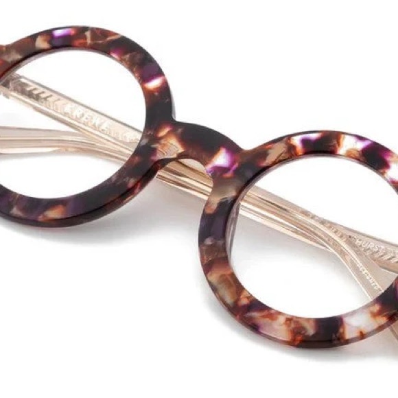 Krewe Hurst Optical Glasses in Stardust + Buff - Picture 4 of 5